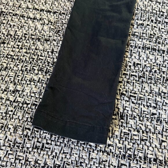 GAP Khaki Flat Front Straight Leg Skinny Stretch Chino Black Khaki Pants Size 28 - Picture 12 of 13